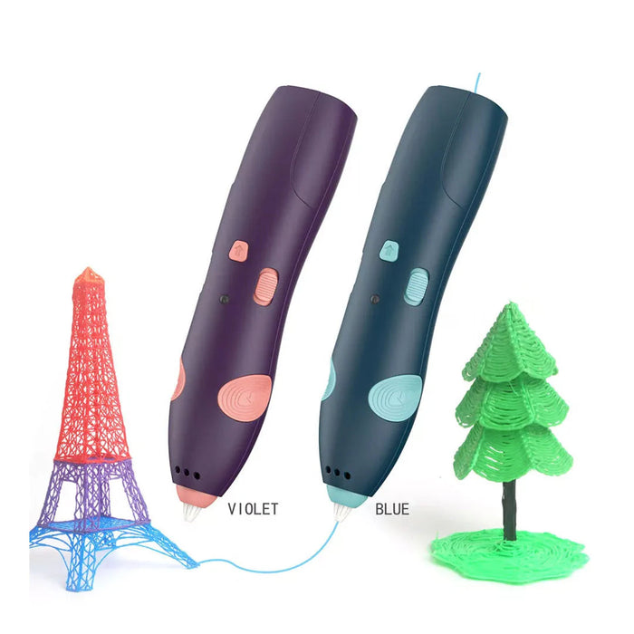 Rechargeable Low-Temperature 3D Drawing Pen for Kids