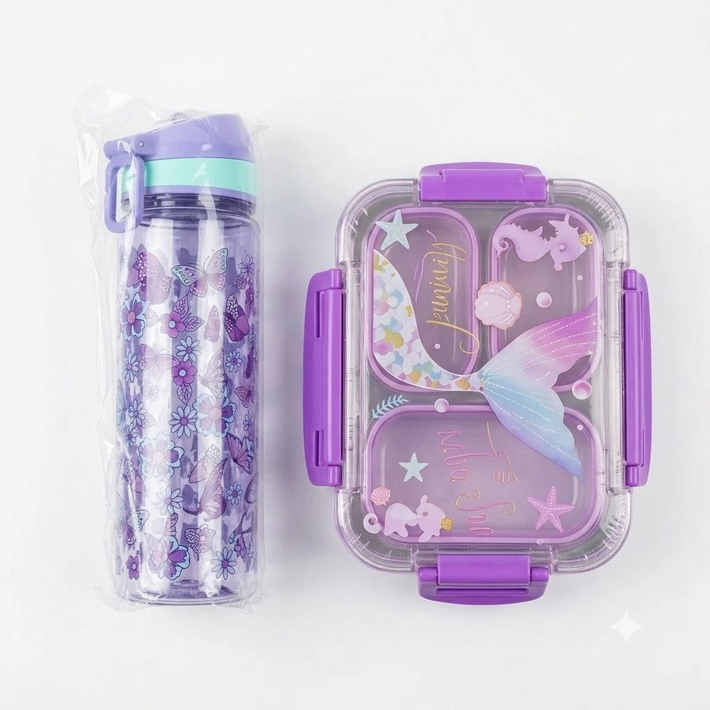 2-in-1 Kids Lunch Box & Water Bottle Set