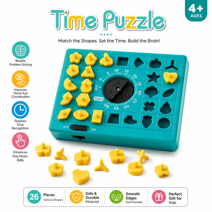 Time Puzzle Shape Matching Game