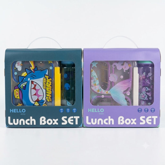 2-in-1 Kids Lunch Box & Water Bottle Set