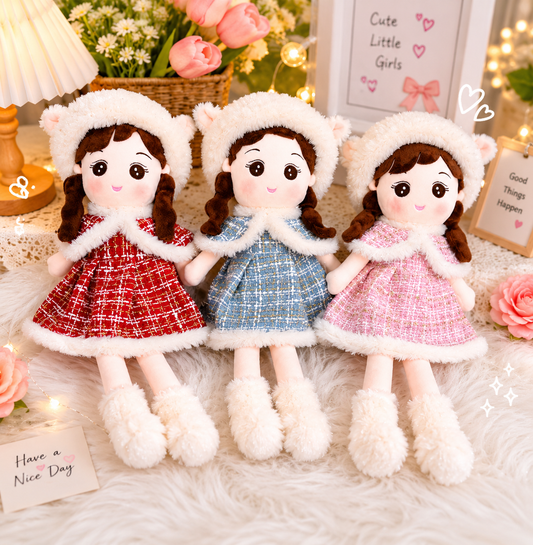 Winter Princess Plush Doll – Soft & Adorable Stuffed Toy