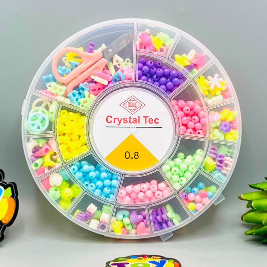 DIY Colorful Creative Beads Set With Storage Box