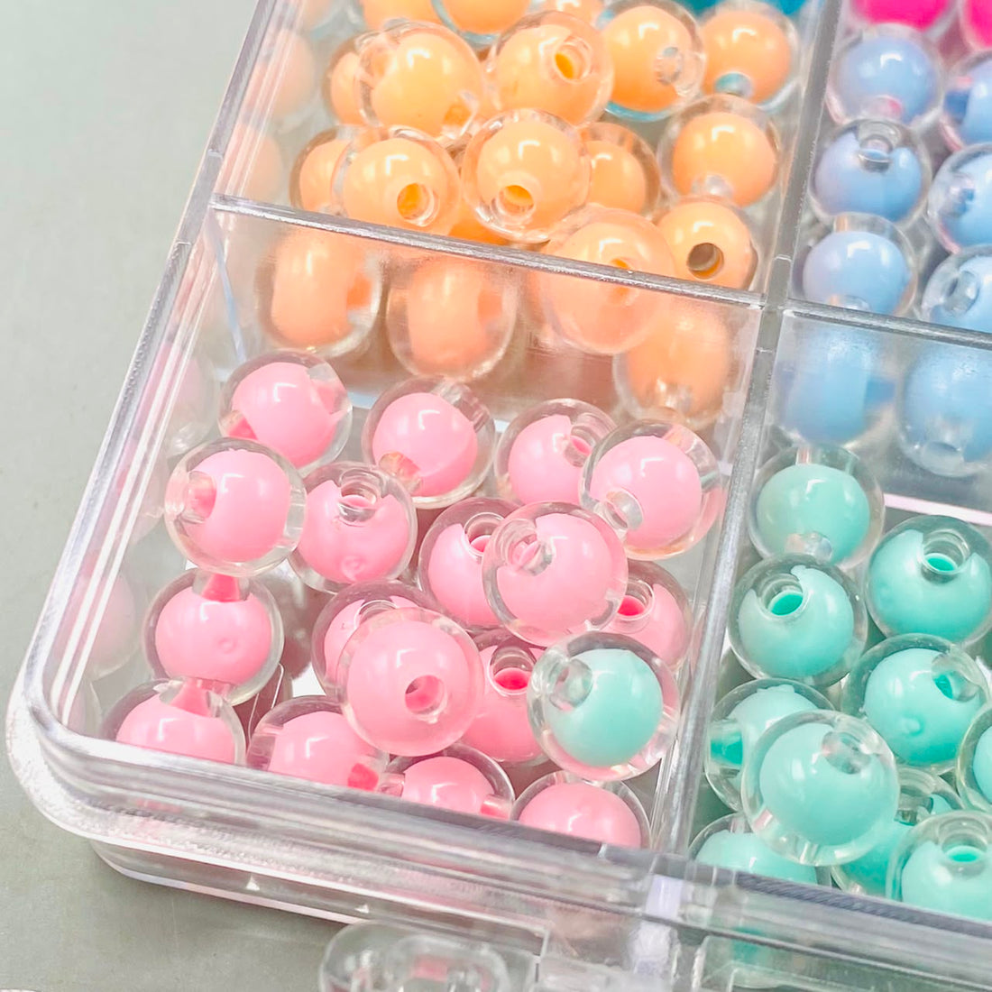 Colorful DIY jewelry making beads