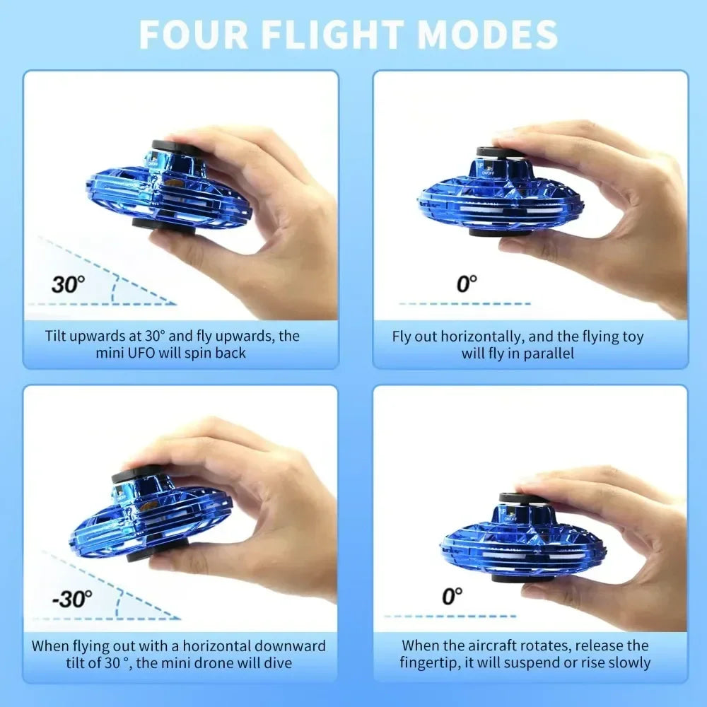 Flying Spinner Drone Toy LED flying toy