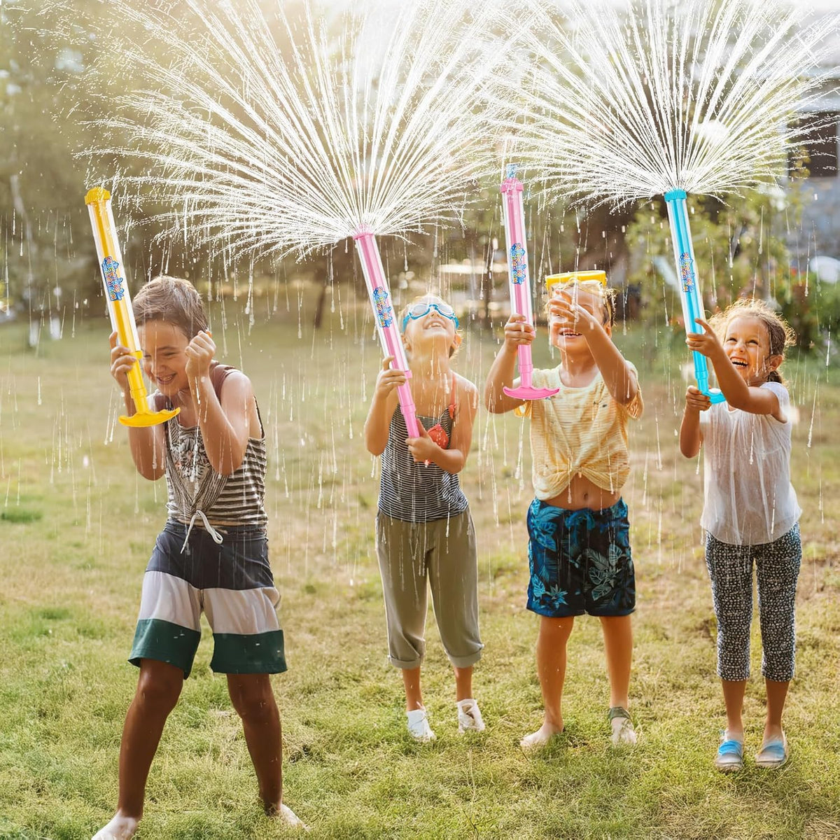 Long-range summer water toy