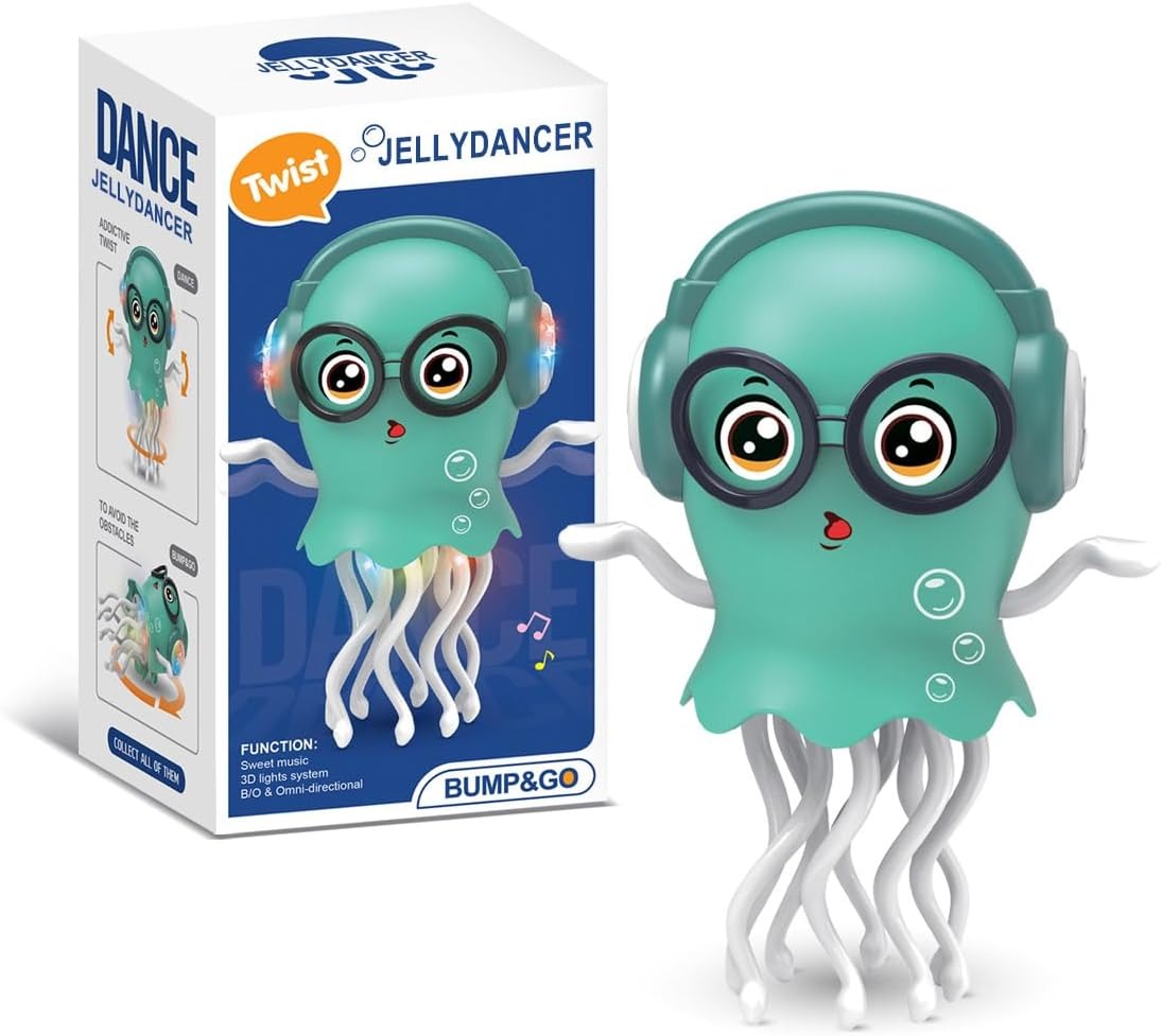 Dancing Jellyfish Toy with Music & LED Lights