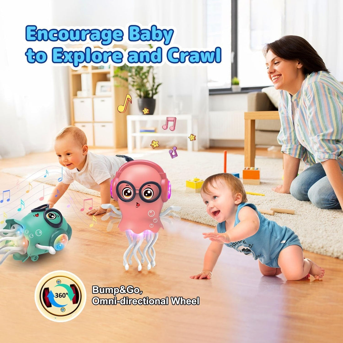 Dancing Jellyfish Toy with Music & LED Lights