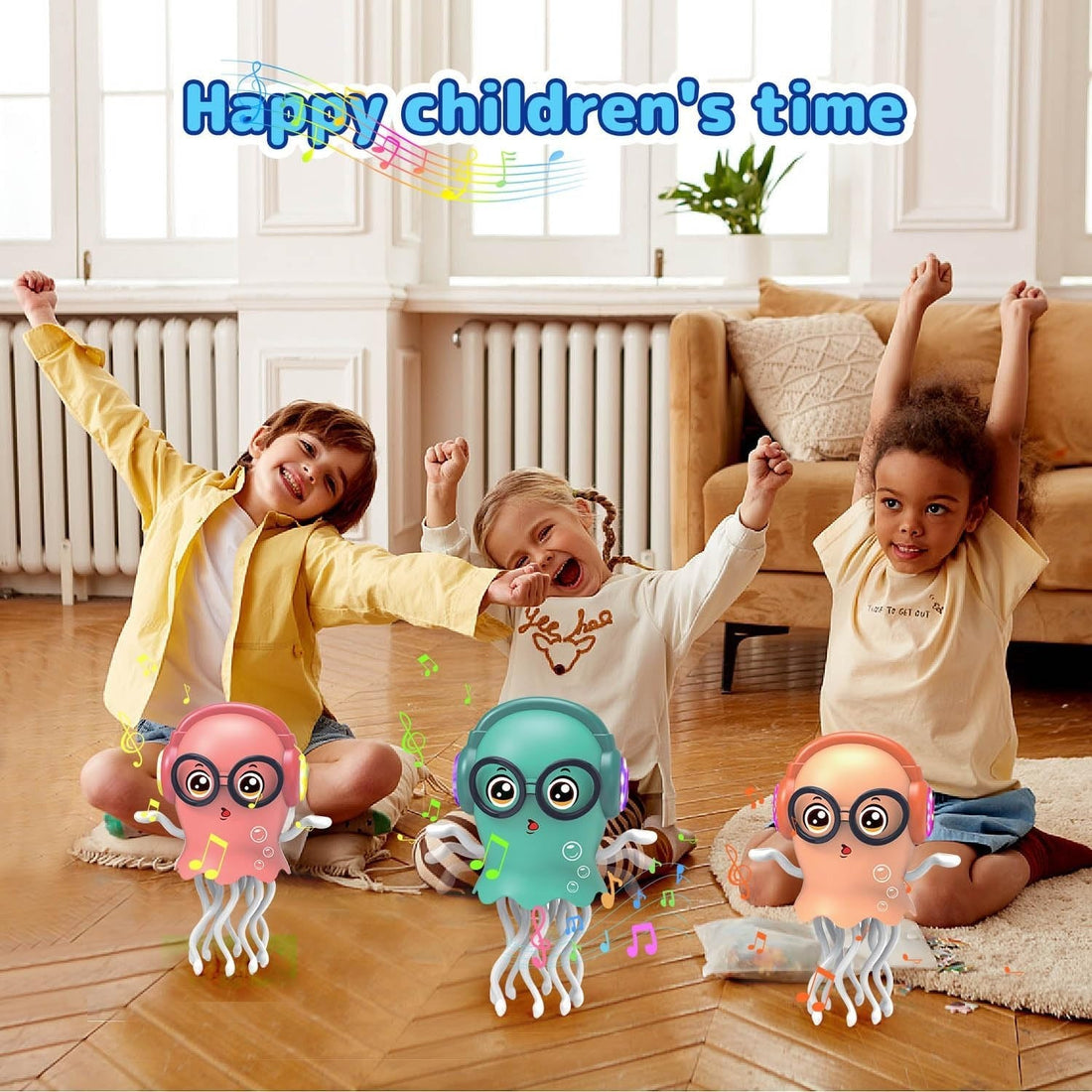Dancing Jellyfish Toy with Music & LED Lights