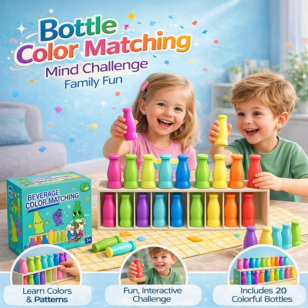 Bottle Color Matching Family Game
