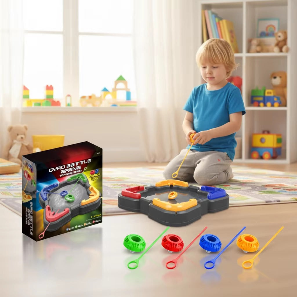 Gyro Battle Arena Spinning Top Set