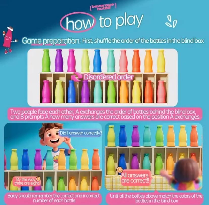 Bottle Color Matching Family Game