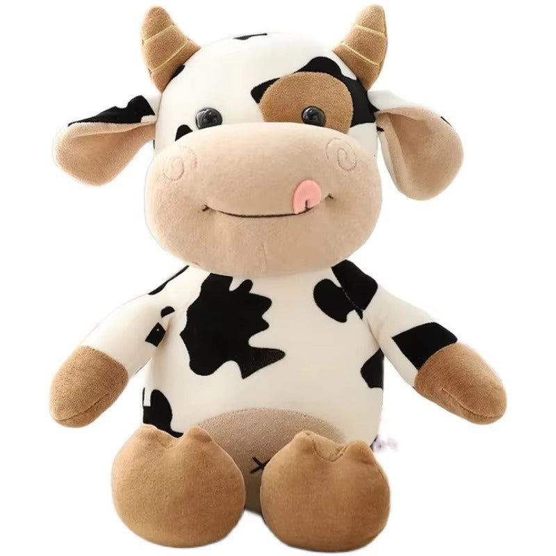 Musical Cartoon Cow Plush Toy