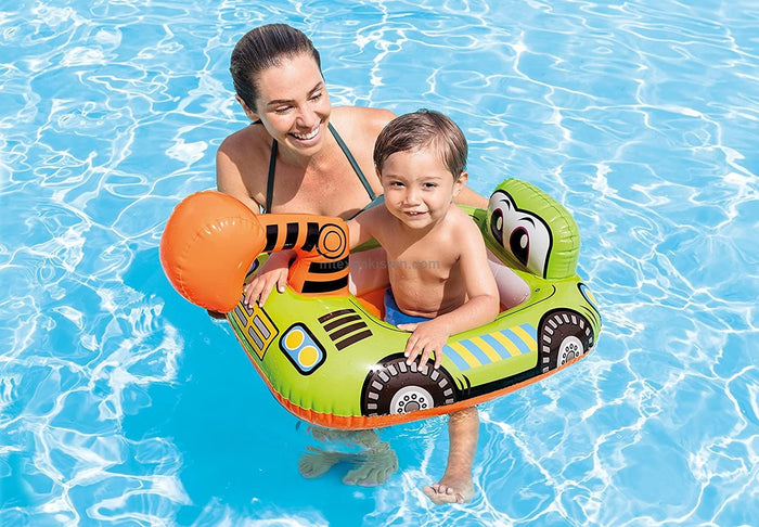 Intex Kiddie Car Float – 35 × 30 Inch, Assorted Designs