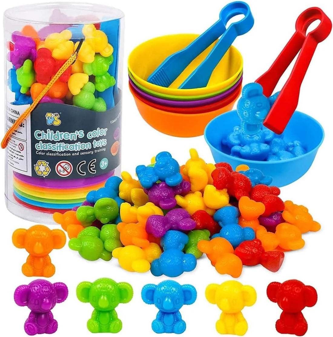 3-in-1 Early Learning Bundle – Stacking, Spinning & Sorting