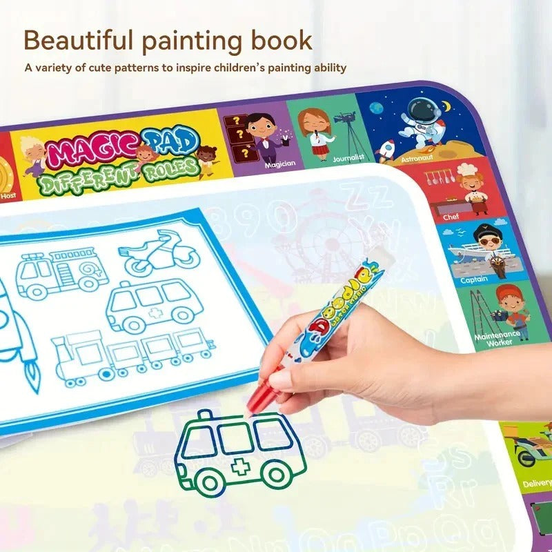 Large Magic Water Drawing Mat with Accessories
