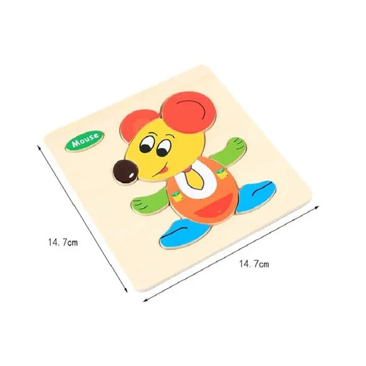 Wooden 3D Number Sorting Puzzle – 20+ Designs