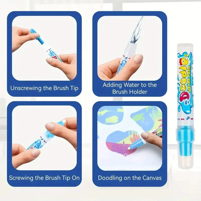 Large Magic Water Drawing Mat with Accessories