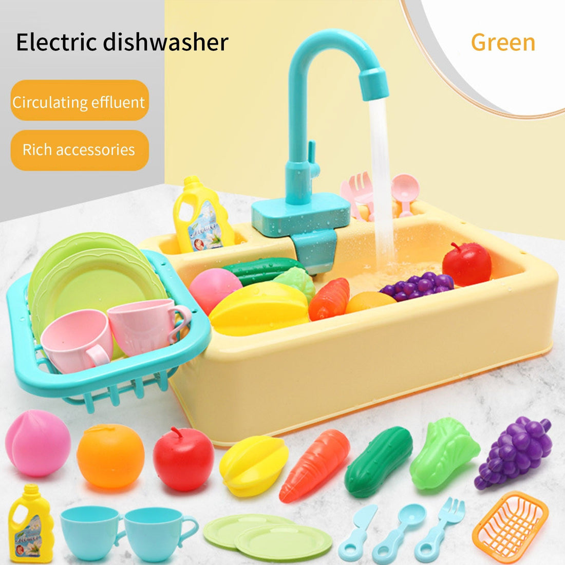 Battery-Operated Dishwasher Sink Toy
