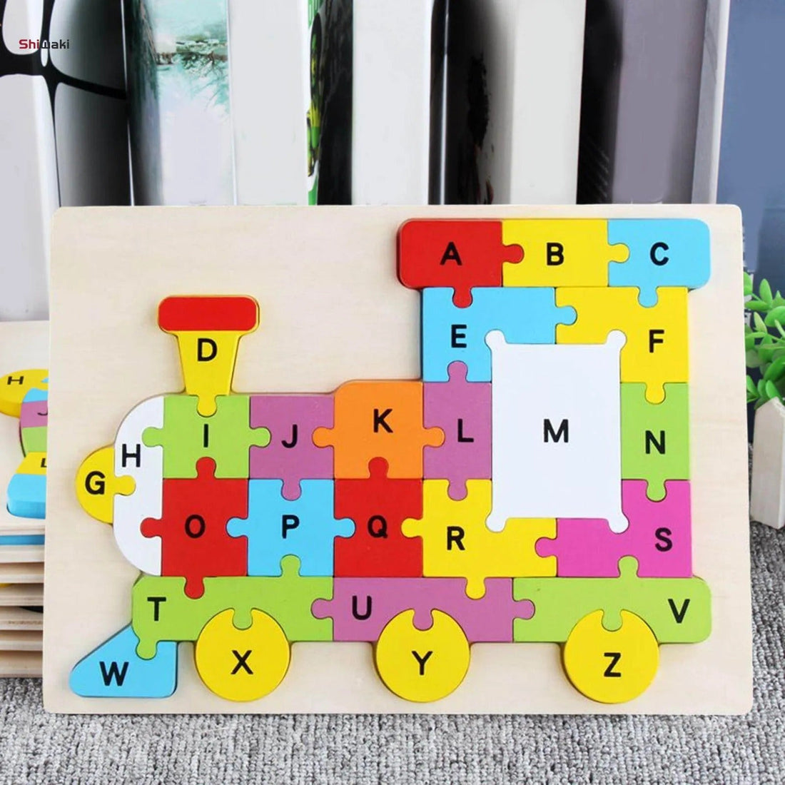 Wooden 3D Number Sorting Puzzle – 20+ Designs