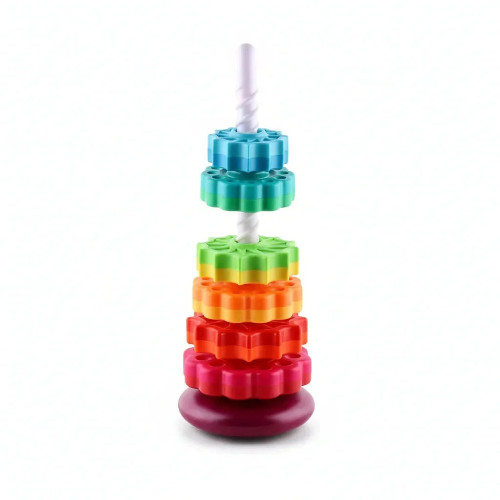 3-in-1 Early Learning Bundle – Stacking, Spinning & Sorting