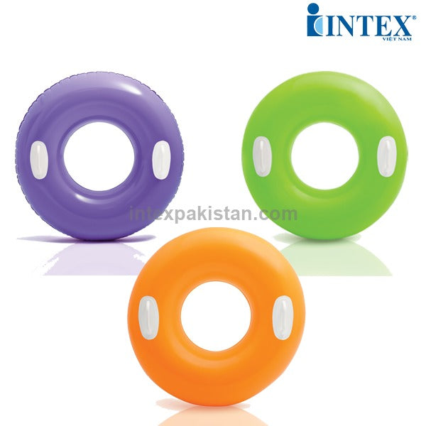 Intex 30-Inch Hi-Gloss Swim Ring – Assorted Colors