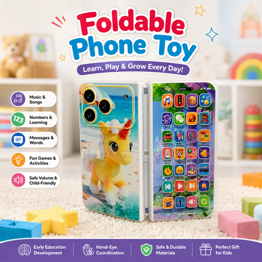 Foldable Educational Phone Toy for Kids