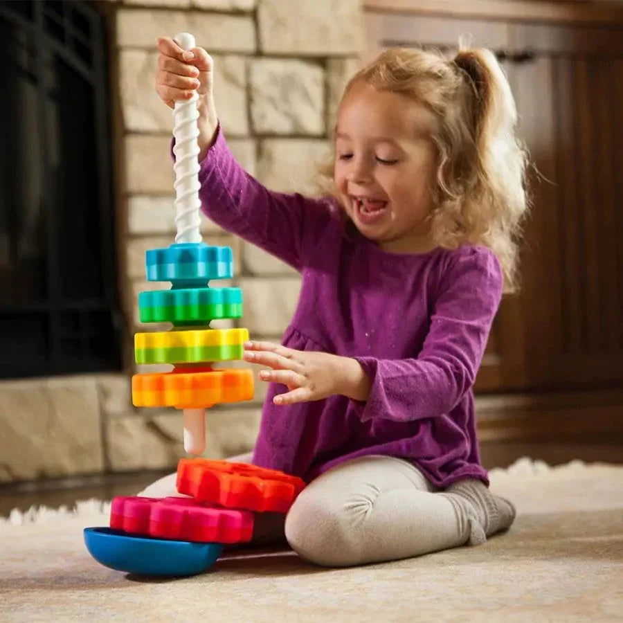 3-in-1 Early Learning Bundle – Stacking, Spinning & Sorting