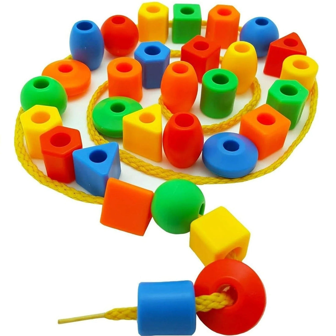 Colorful Threading Beads Set – 20 Pieces