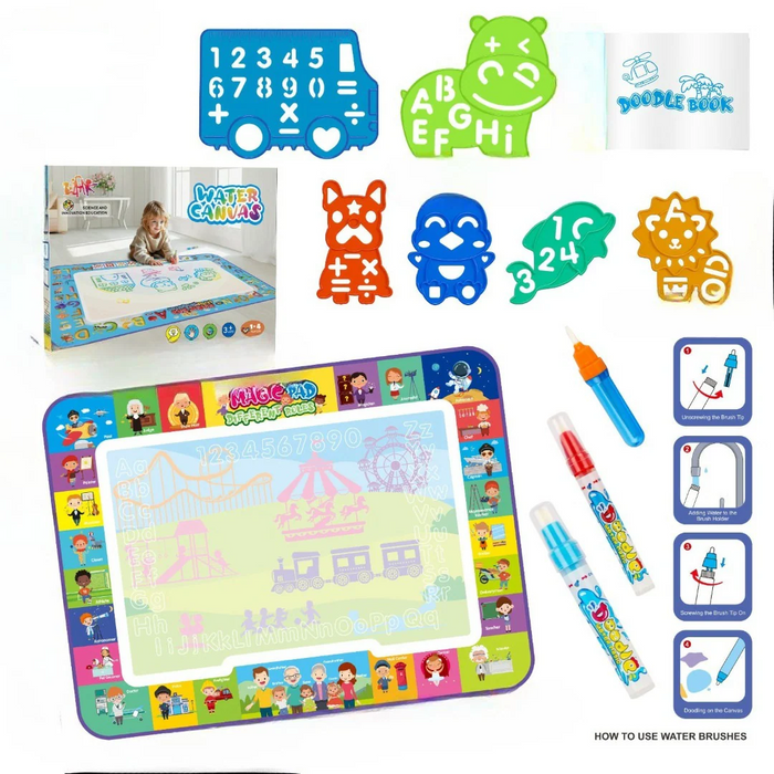 Large Magic Water Drawing Mat with Accessories