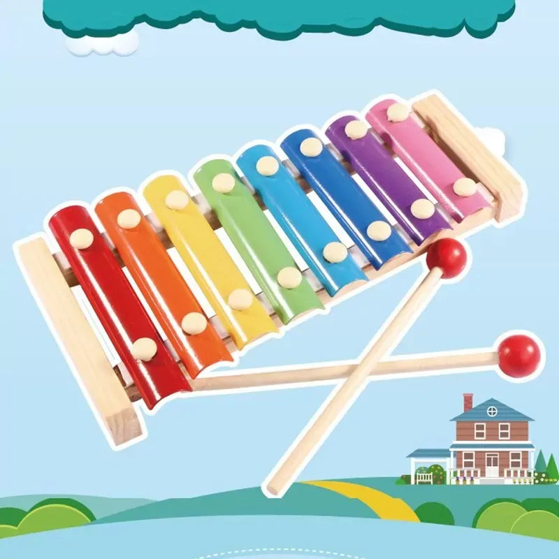 Wooden Xylophone with Mallets