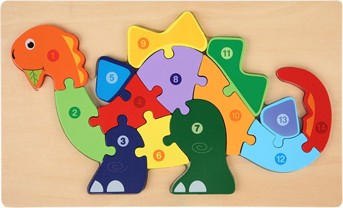 Wooden 3D Number Sorting Puzzle – 20+ Designs
