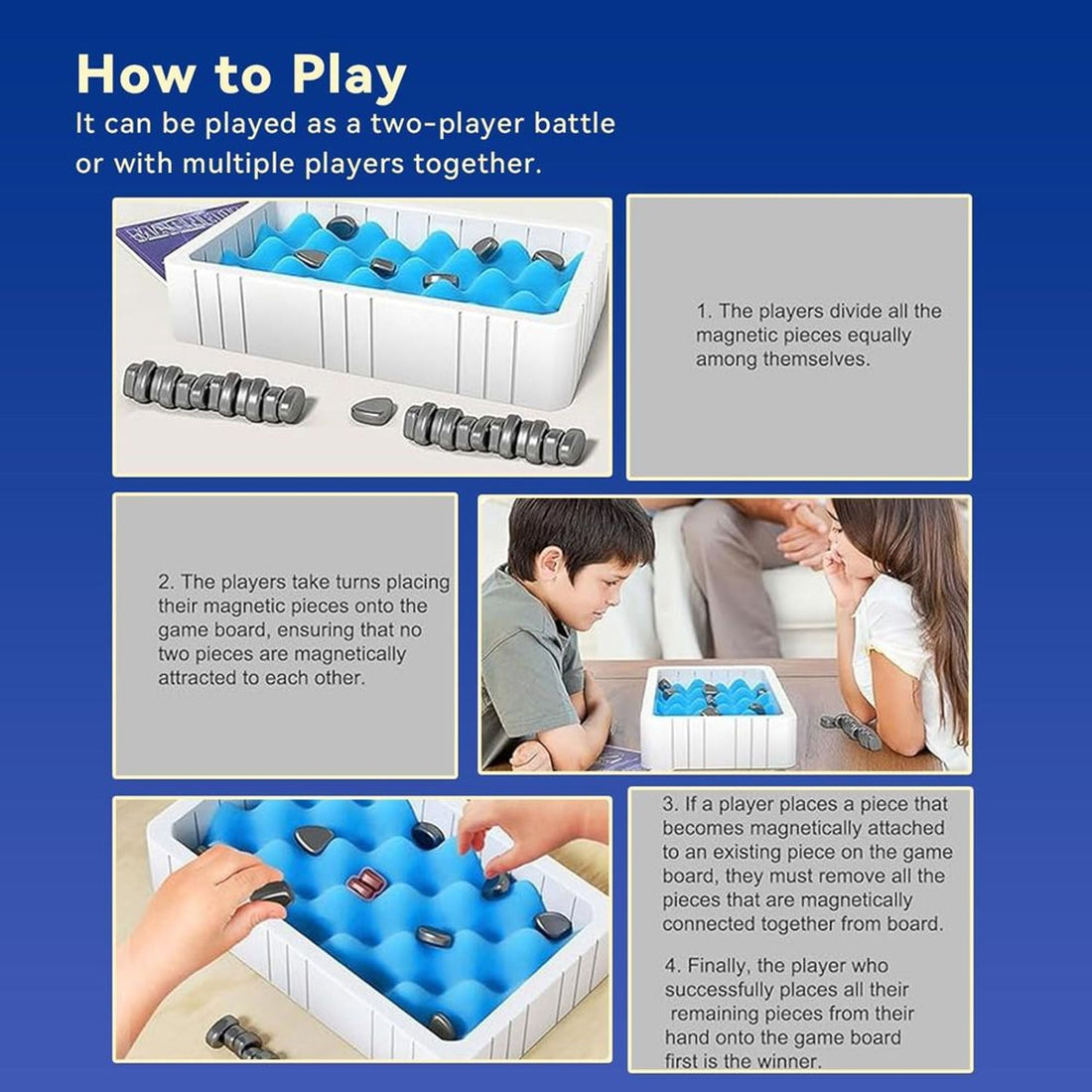 2-in-1 Magnetic Chess Family Game