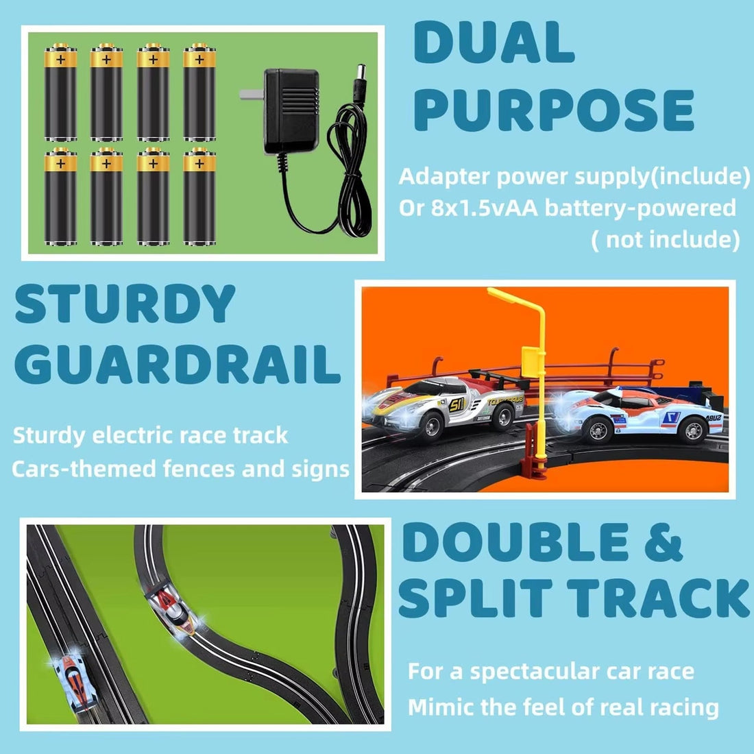 DIY Top Turbo Car Racing Track Set