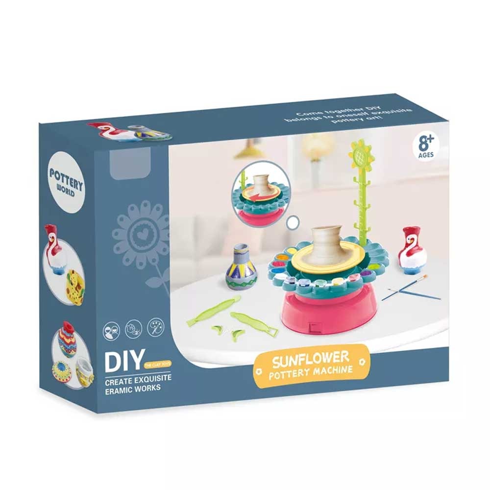 Electric Pottery Wheel Art Kit for Kids