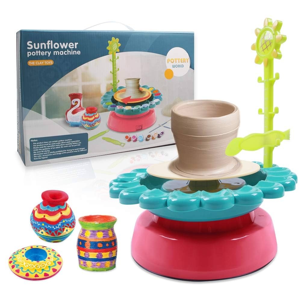 Electric Pottery Wheel Art Kit for Kids