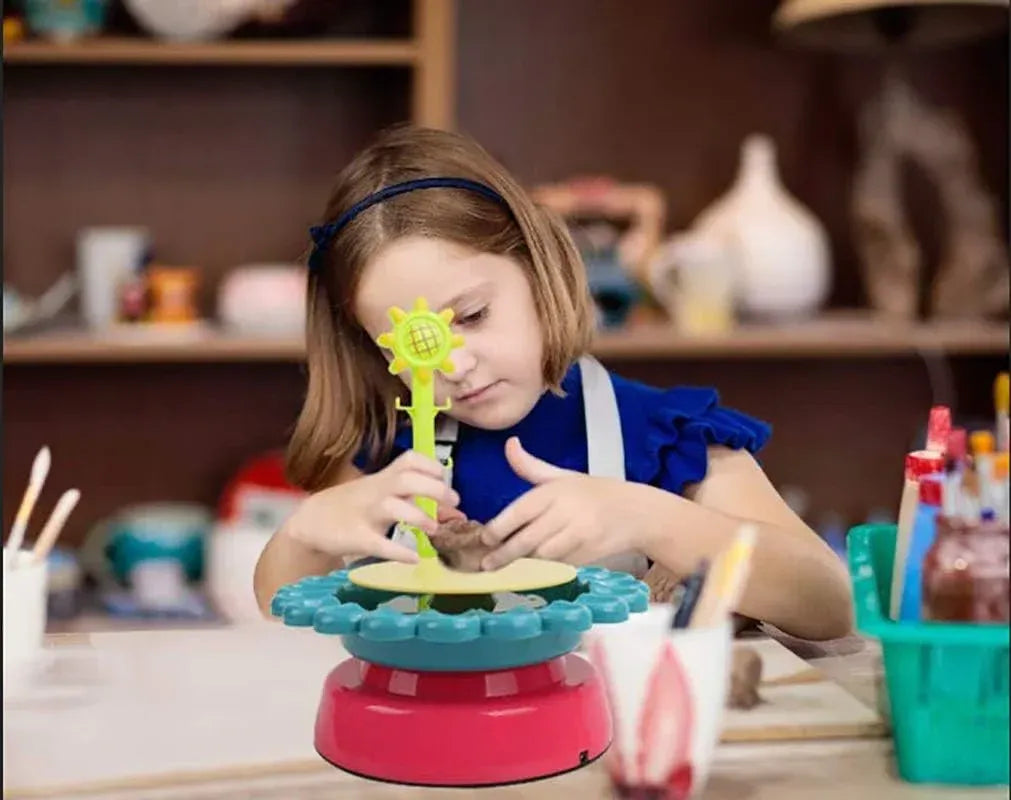 Electric Pottery Wheel Art Kit for Kids