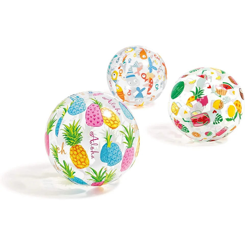 Intex Lively Print Beach Ball – 20 Inch