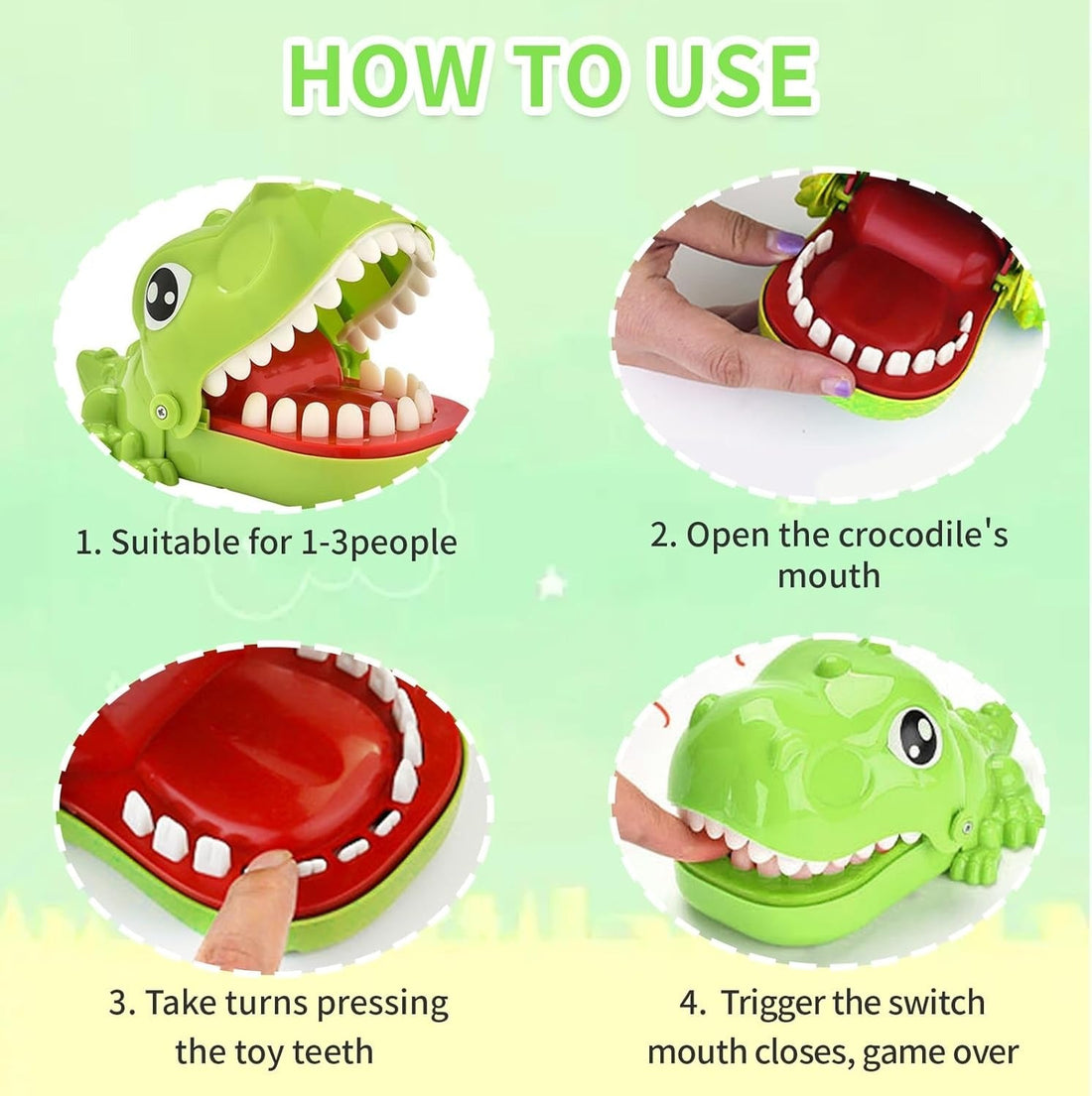 Crocodile Bite Reaction Game