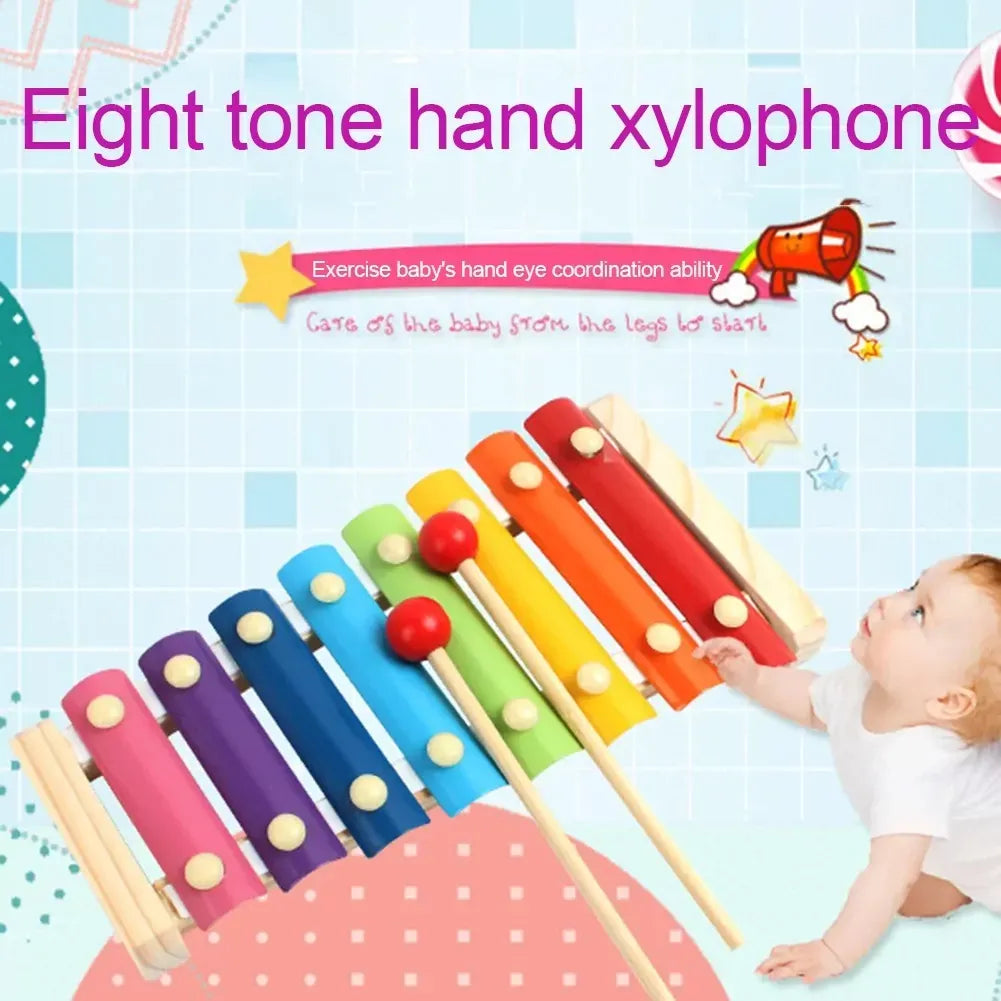 Wooden Xylophone with Mallets