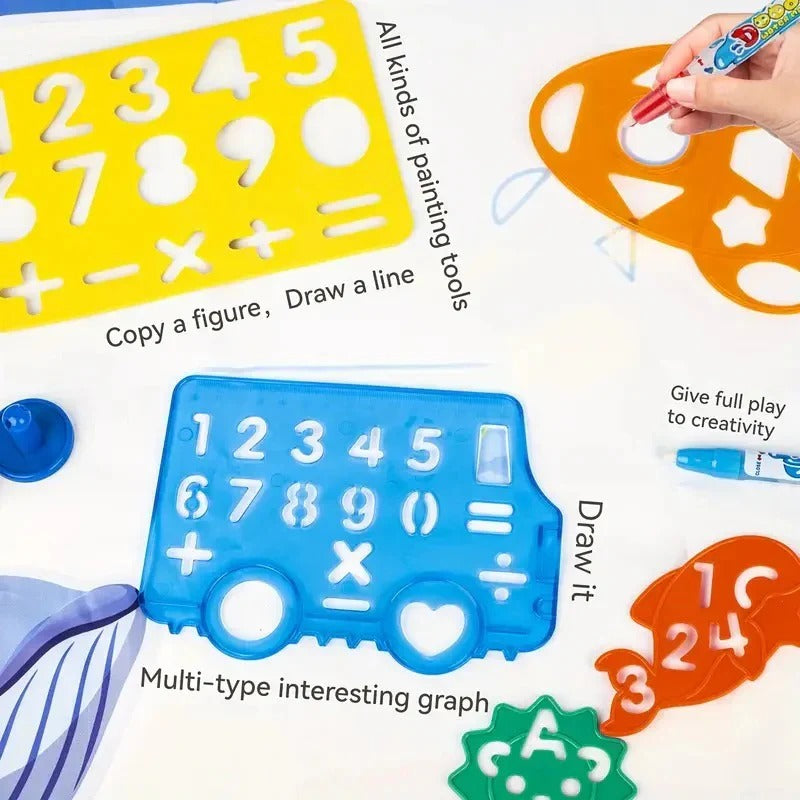 Large Magic Water Drawing Mat with Accessories