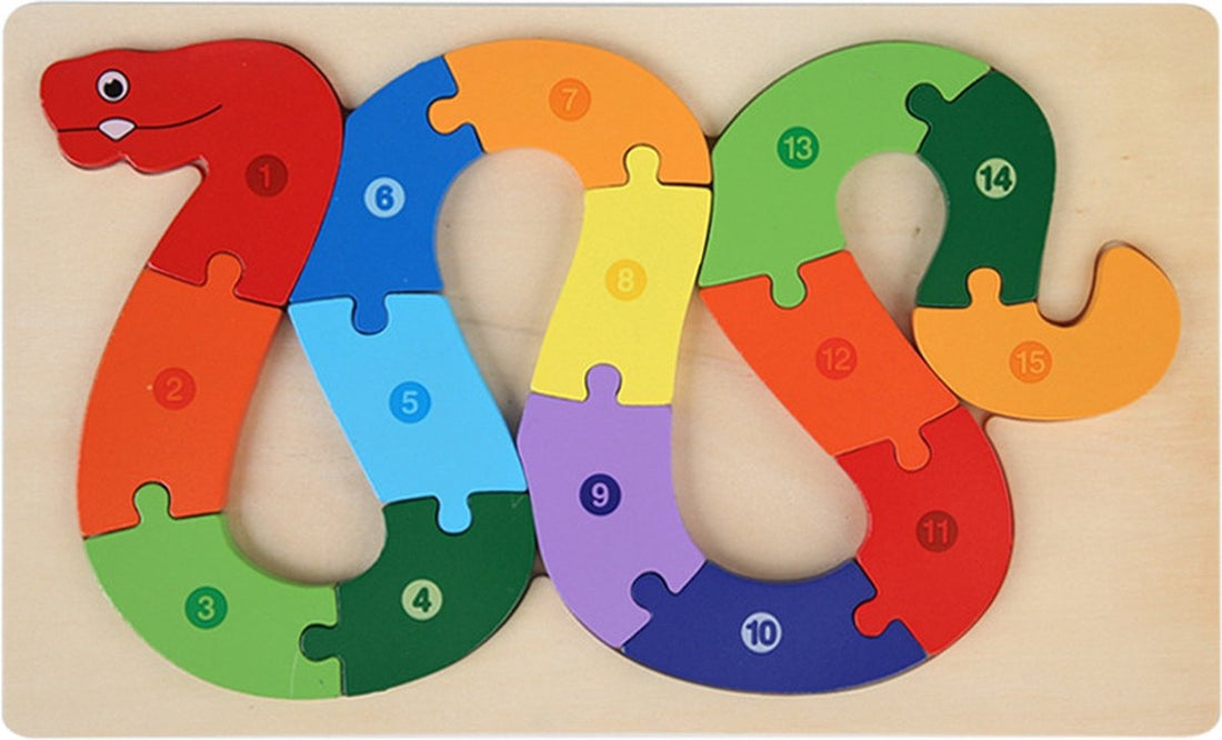 Wooden 3D Number Sorting Puzzle – 20+ Designs