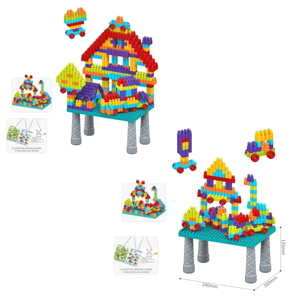 289-Piece Building Block Activity Table Set