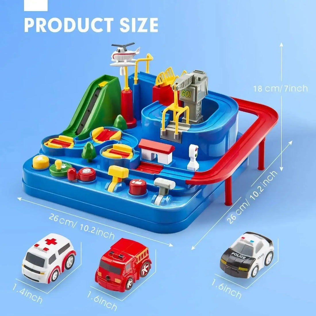 City Adventure Car Track Game – Big Size