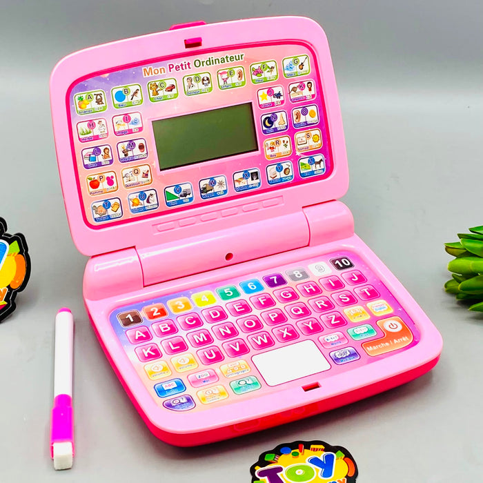 49 Keys Kids Laptop With Display - Pink