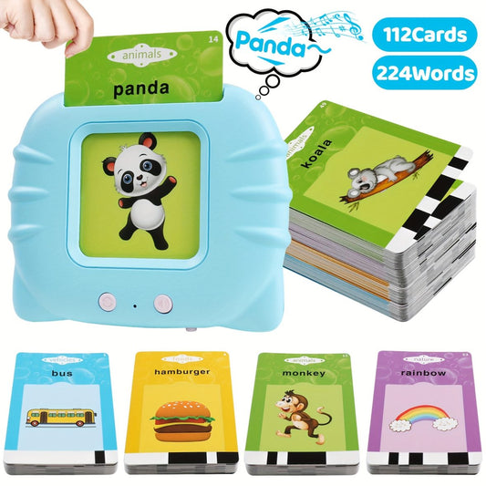 Rechargeable Talking Flash Card Reader Toddler Toy 1