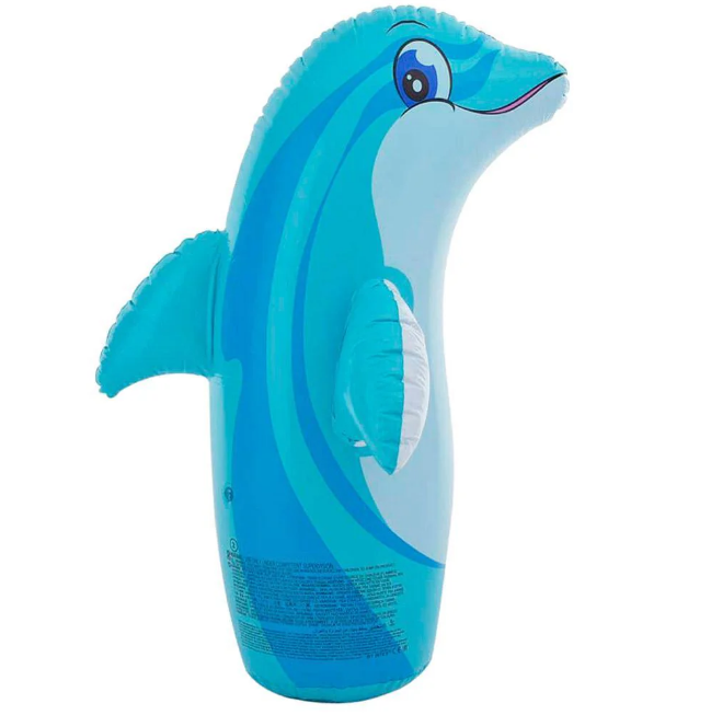 Intex 3D Inflatable Dolphin Punching Pop Bag 6