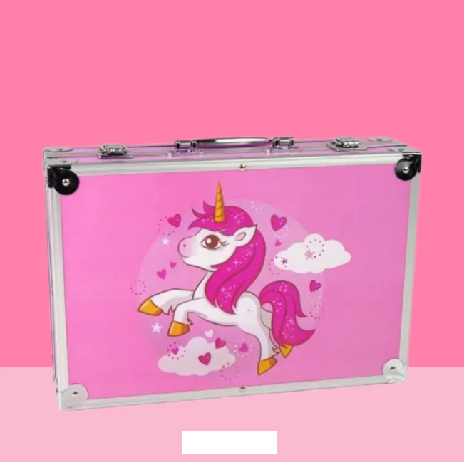 145Pcs Premium Unicorn-Themed Kids Painting Kit Briefcase 4