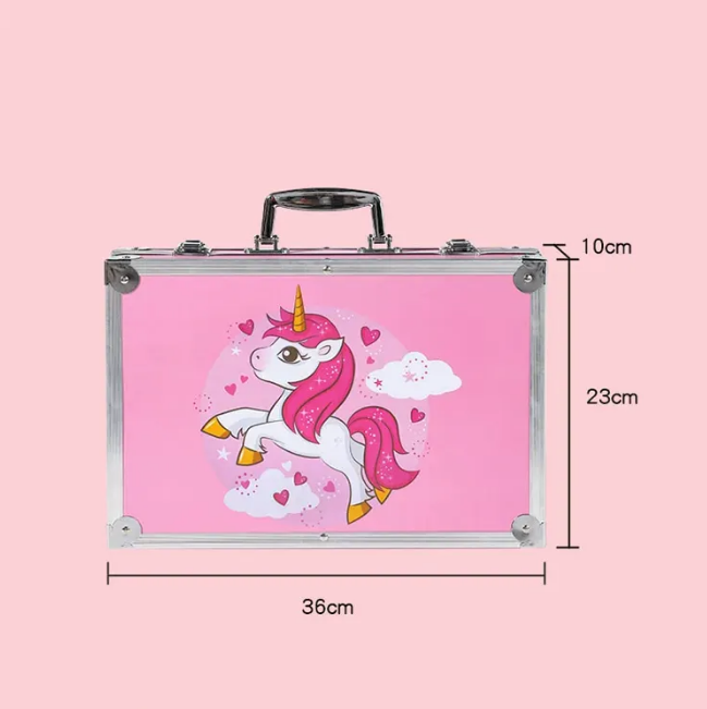 145Pcs Premium Unicorn-Themed Kids Painting Kit Briefcase 6