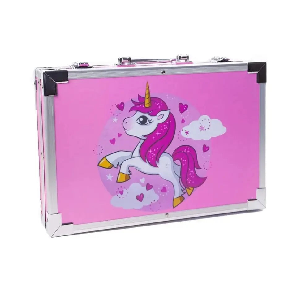 145Pcs Premium Unicorn-Themed Kids Painting Kit Briefcase 8