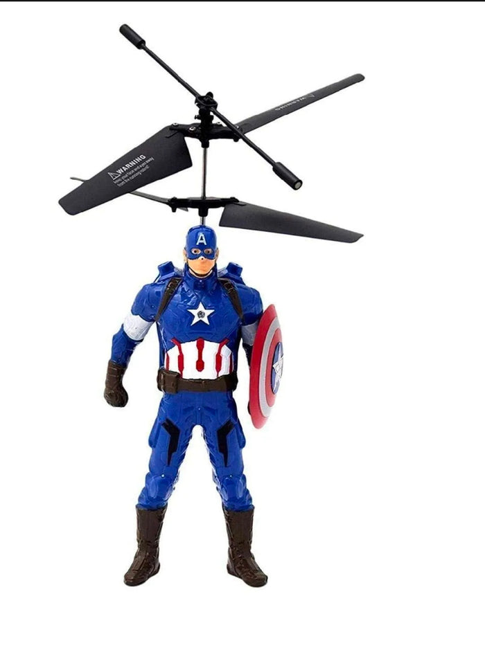 Flying Captain America Helicopter Toy With Gesture Control